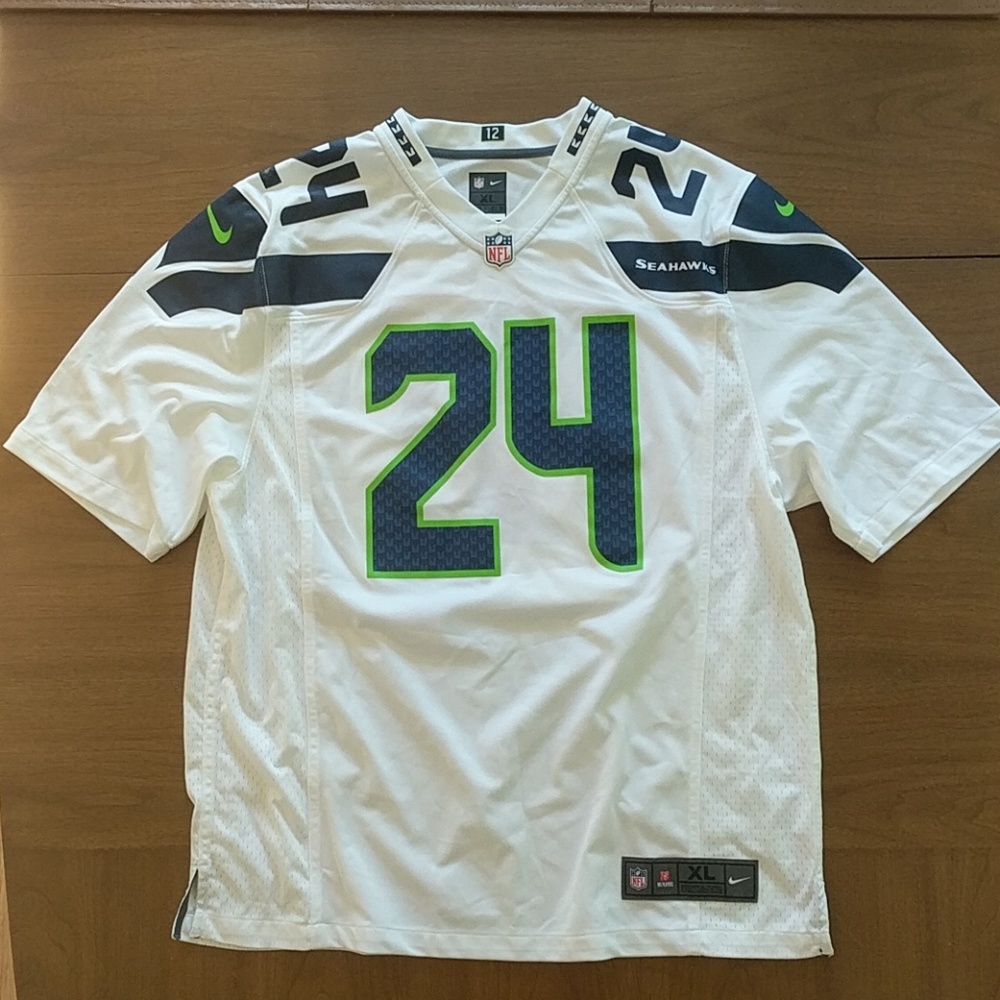 Seattle Seahawks NFL Jersey XL 24 Lynch